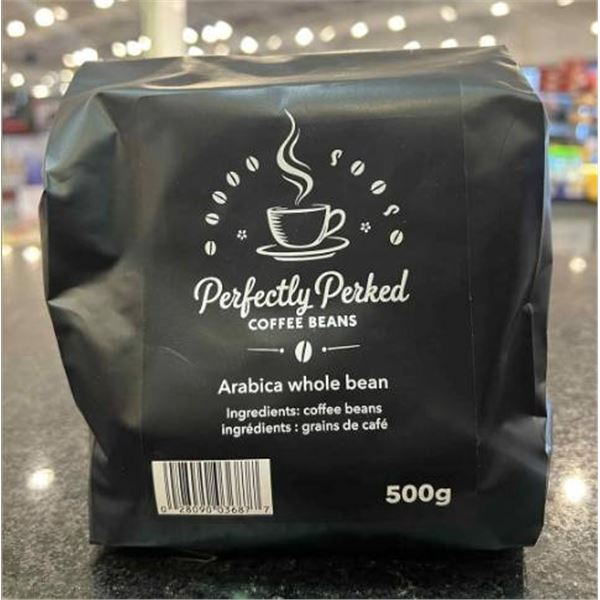 Perfectly Ported 2 x  500g Arabica Whole Bean Coffee Lot of Two