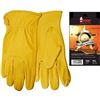 Image 1 : Watson Range Rider Leather Gloves Style 57L, Size Large, Set of Two Pairs