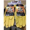 Image 2 : Watson Range Rider Leather Gloves Style 57L, Size Large, Set of Two Pairs