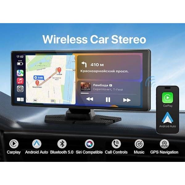 10.26-Inch CarPlay and Android Auto Multimedia Player