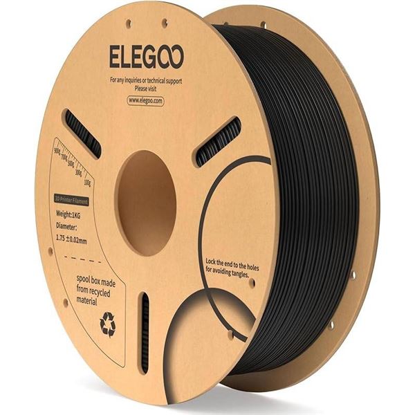 Elegoo 3D Printer Filament – 2 Spools Per Carton – 1.75mm PLA