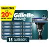 Image 1 : Gillette Mach3 Razor Cartridges – 15 Pack
