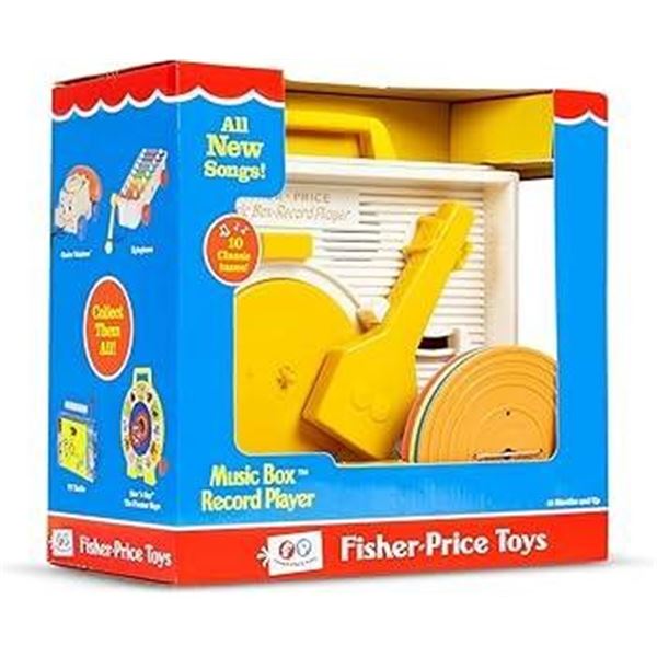 Fisher-Price Music Box Record Player with Replaceable Records
