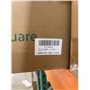 Image 3 : Ganfafer Eco-Pack Paper Food Containers Square with Spork, 50 Pieces
