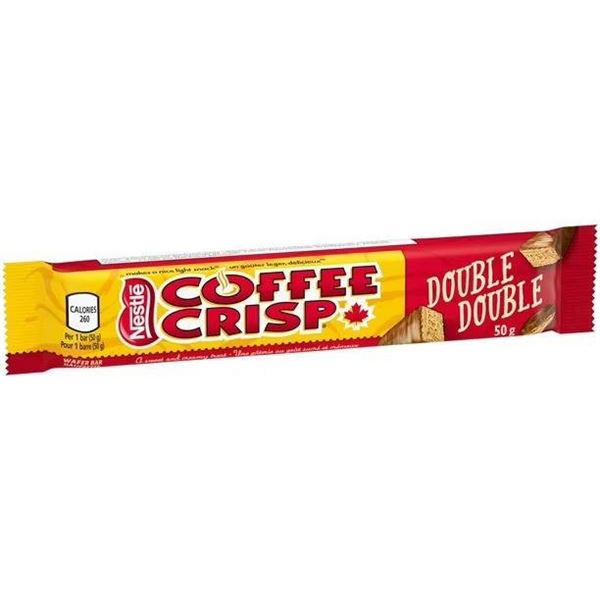 Nestle Coffee Crisp Double Double Wafer Bars 24x50g
