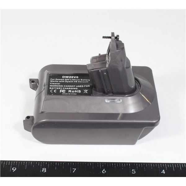 OPEN PACKAGE- DEWALT 20V TO DYSON VACUUM ADAPTER