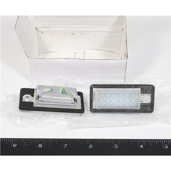 OPEN BOX - TWO LED LICENSE PLATE LIGHTS