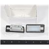 Image 1 : OPEN BOX - TWO LED LICENSE PLATE LIGHTS