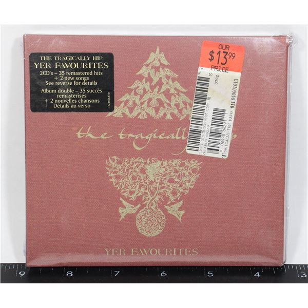 NEW SEALED: THE TRAGICALLY HIP YER FAVOURITES CD