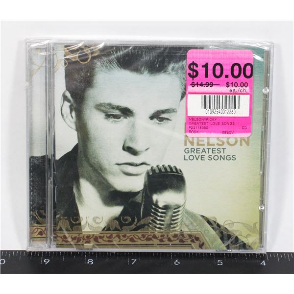 NEW SEALED: RICKY NELSON GREATEST LOVE SONGS CD