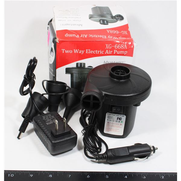 OPEN BOX - TWO WAY ELECTRIC AIR PUMP