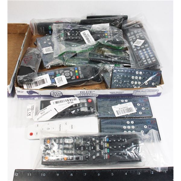 LOT OF REMOTE CONTROLLERS, VARIOUS TYPES
