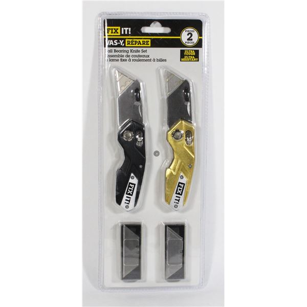 BALL BEARING KNIFE SET NEW 2 PC