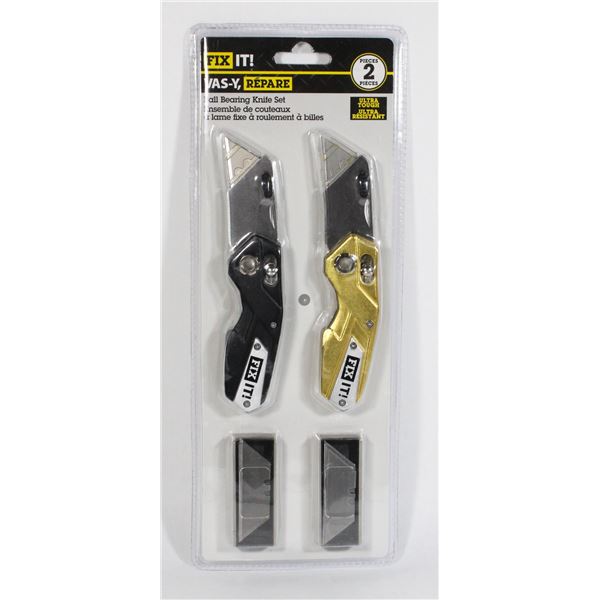 BALL BEARING KNIFE SET NEW 2 PC
