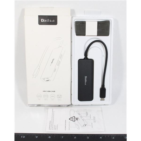 OPEN BOX - DOCKTEK 4-IN-1 USB-C HUB