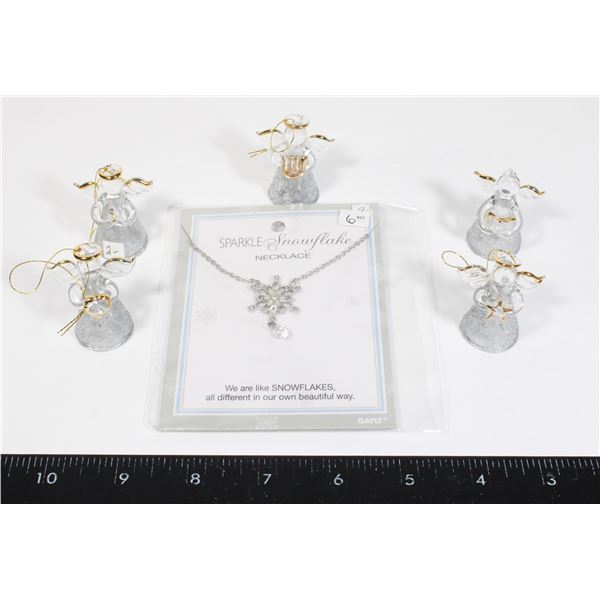 LOT OF GLASS MINI CHRISTMAS TREE ORNAMENTS AND