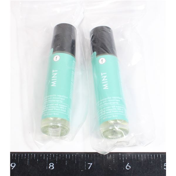 PACK OF 2 MINT ROLL ON MOSQUITO REPELLANT OIL