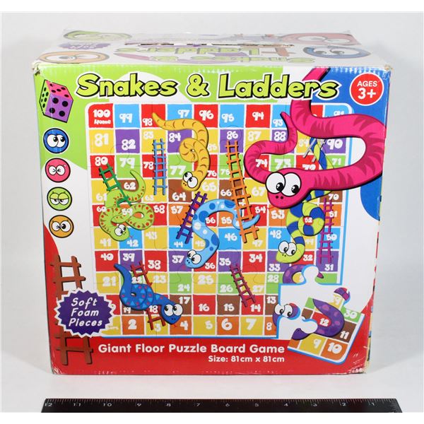 GIANT SNAKES AND LADDERS FLOOR PUZZLES