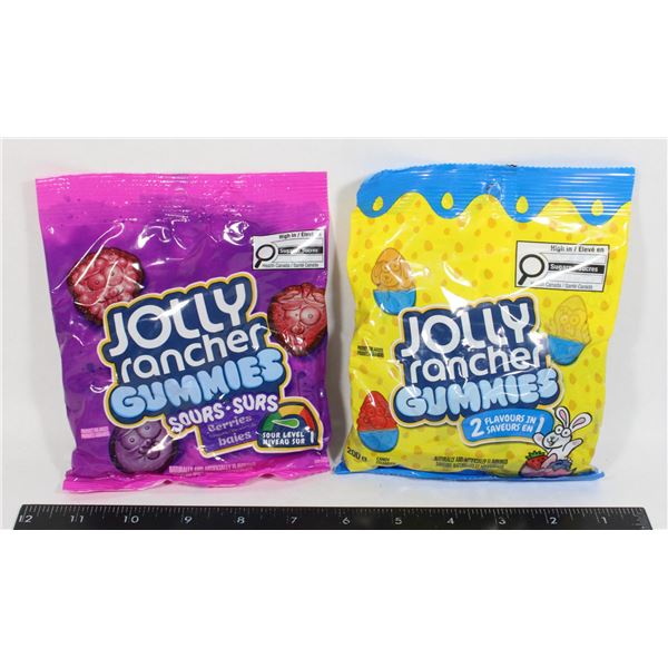 2 BAGS OF JOLLY RANCHER GUMMIES 200G