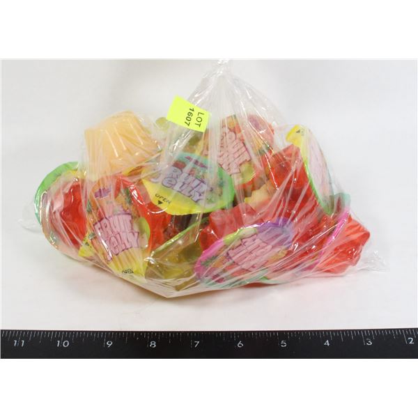 BAG OF MINI CRUSH FRUIT JELLY PACKS