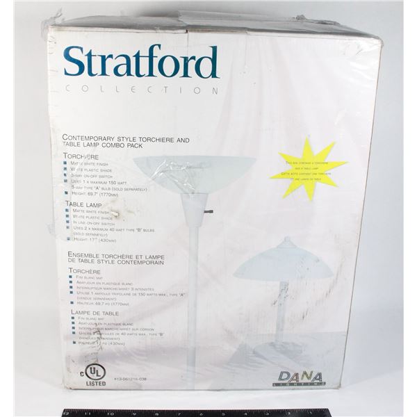 NEW STRATFORD TWO PACK LAMP SET