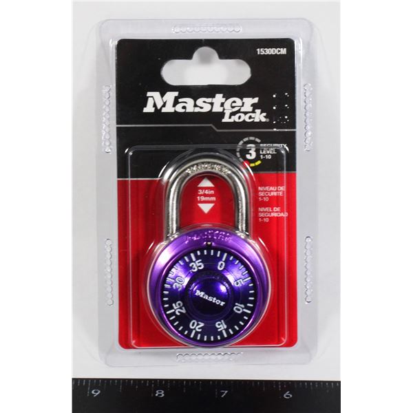 NEW MASTER LOCK COMBINATION LOCK