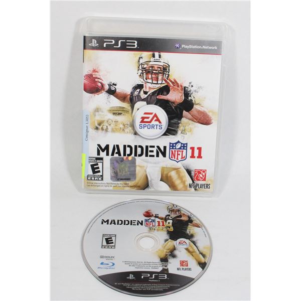 PS3 MADDEN NFL 11