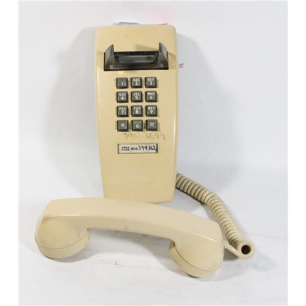 VINTAGE WALL PHONE MADE IN CANADA, NORTHERN
