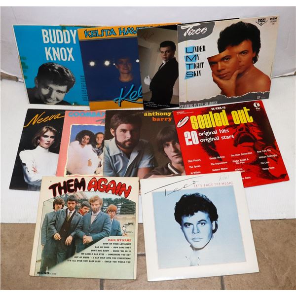 ASSORTED RECORD ALBUMS INCLUDING TACO