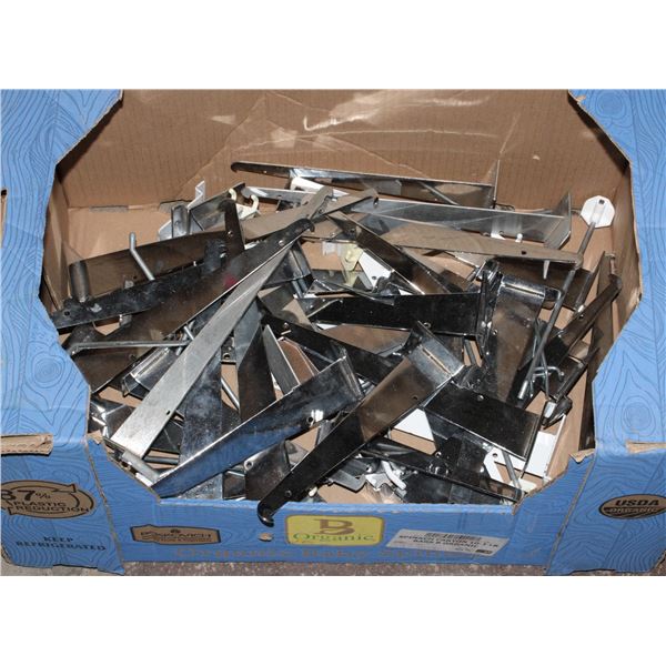 BOX OF STORE SHELF HANGERS