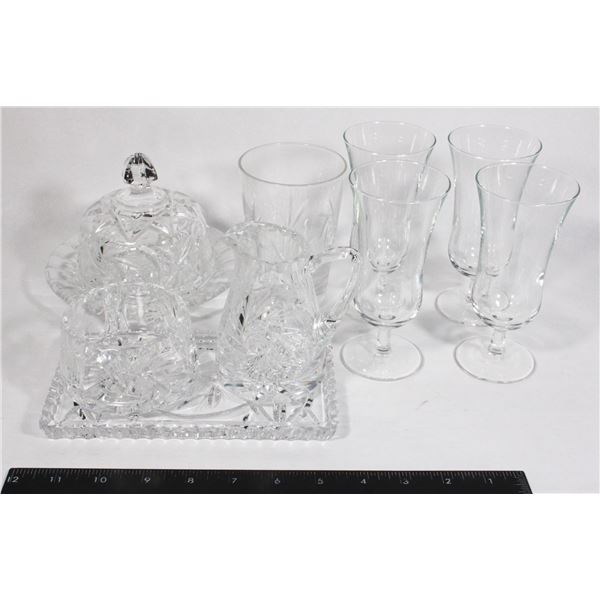 LOT OF PINWHEEL CRYSTAL