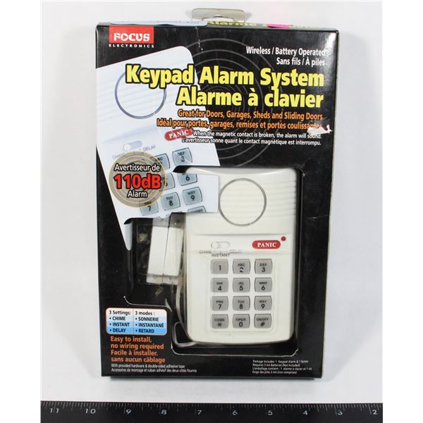 KEYPAD ALARM SYSTEM