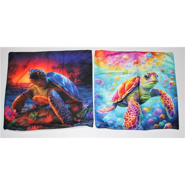 2 NEW/ LIKE NEW THROW PILLOW CASES/ CUSHION COVERS