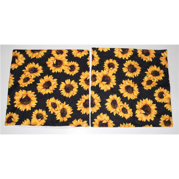 2 NEW/ LIKE NEW THROW PILLOW CASES/ CUSHION COVERS