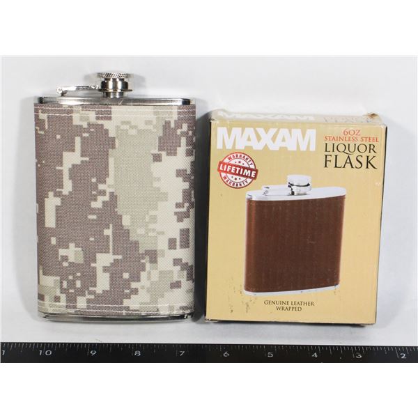 2 PACK LIQUOR FLASK