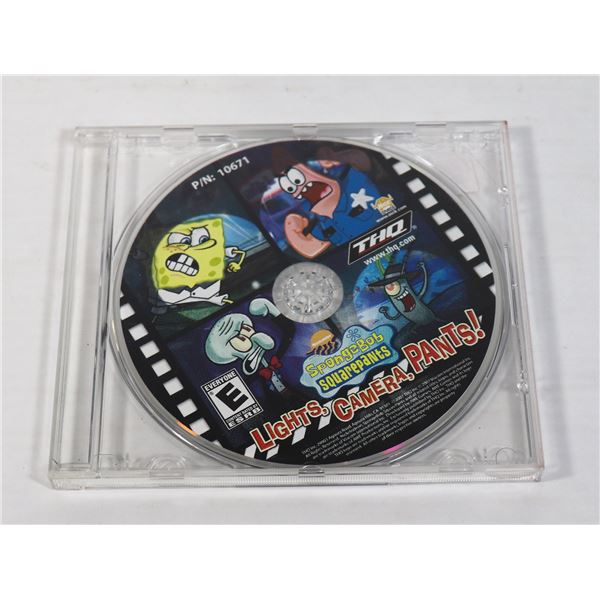 SPONGEBOB SQUAREPANTS CD GAME OUT OF BOX