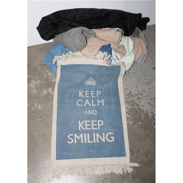 LOT OF MISC. LINENS AND MORE!