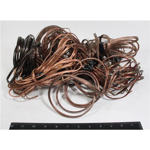 LOT OF SPEAKER WIRE