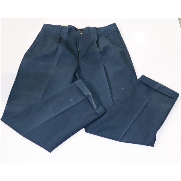 DOCKERS KHAKIS PLEATED PANTS, IRREGULAR, 36"WX32"L