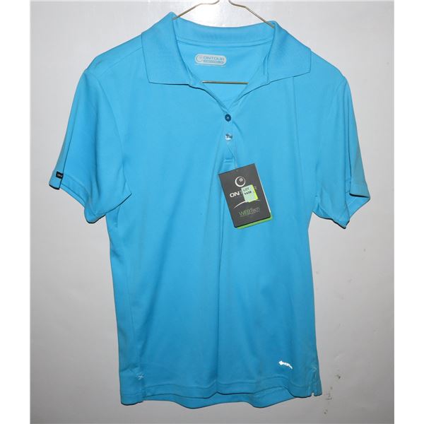 NEW WOMENS SIZE MEDIUM ONTOUR POLO WITH WEBTECH