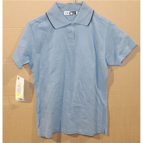 NEW WOMEN'S ON TOUR COMBED COTTON POLO, SMALL