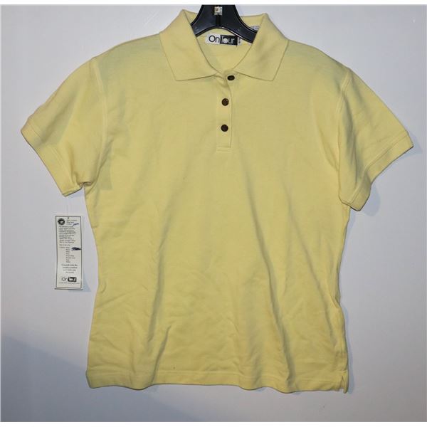 NEW WOMEN'S ON TOUR RING SPUN COTTON POLY MED