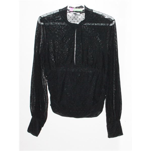 SUZY SHEER SHIRT SIZE L