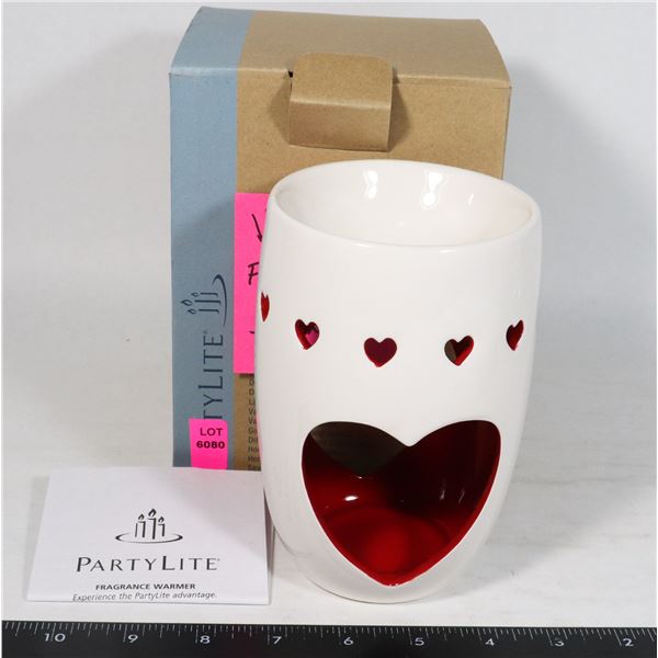 PARTYLITE WARM HEARTS FRAGRANCE WARMER