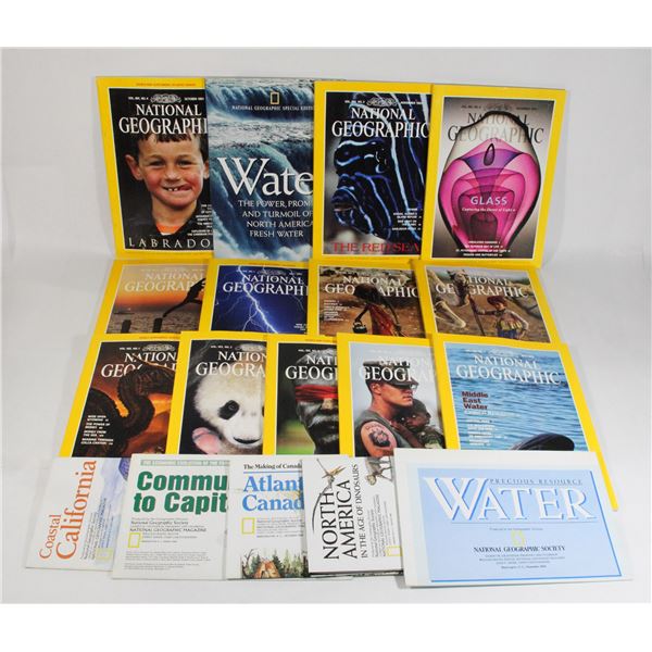 NATIONAL GEOGRAPHIC 1993 FULL DECADE INC. MAPS