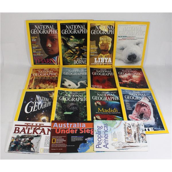 NATIONAL GEOGRAPHIC 2000 FULL DECADE INC. MAPS