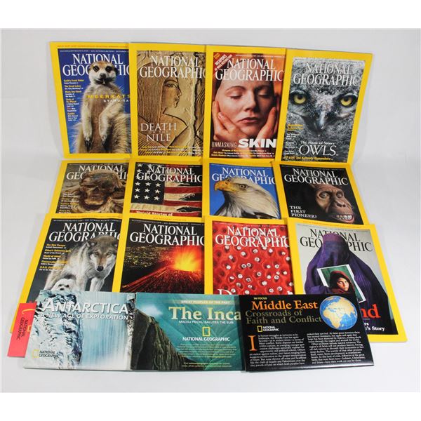 NATIONAL GEOGRAPHIC 2002 FULL DECADE INC. MAPS