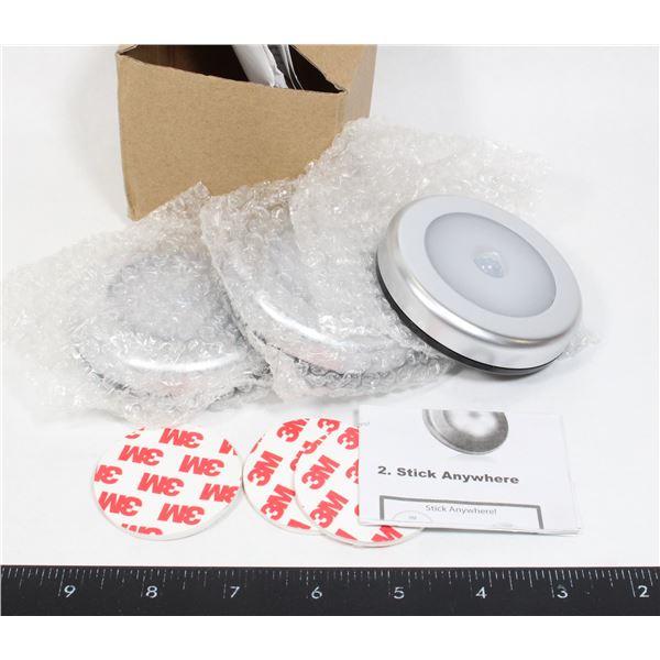 OPEN BOX - PACK OF 3 MOTION SENSOR LIGHTS