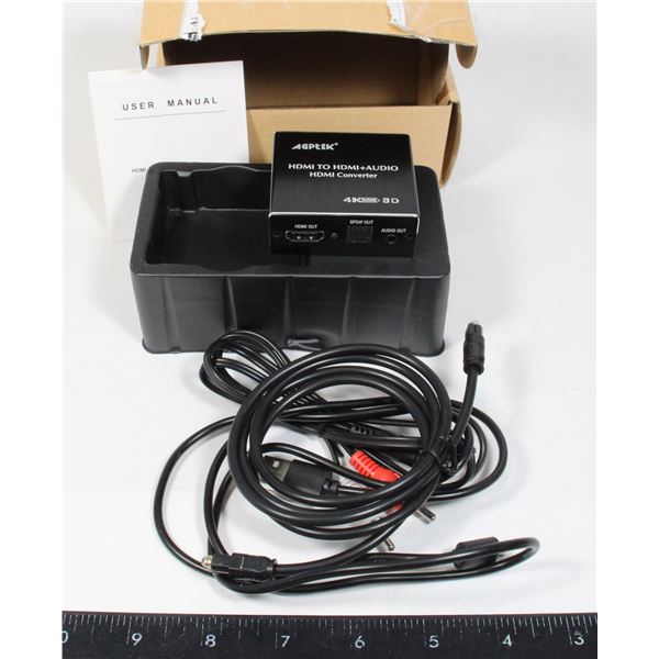 OPEN BOX - AGPTEK HDMI + AUDIO CONVERTER