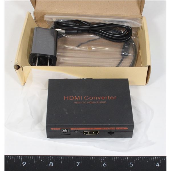 OPEN BOX - HDMI CONVERTER HDMI TO HDMI+AUDIO
